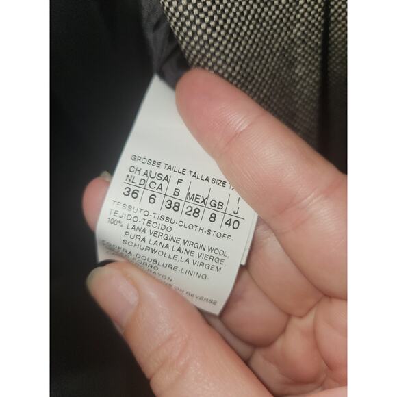 MaxMara virgin wool gray blazer jacket S made in Italy - Picture 3 of 3